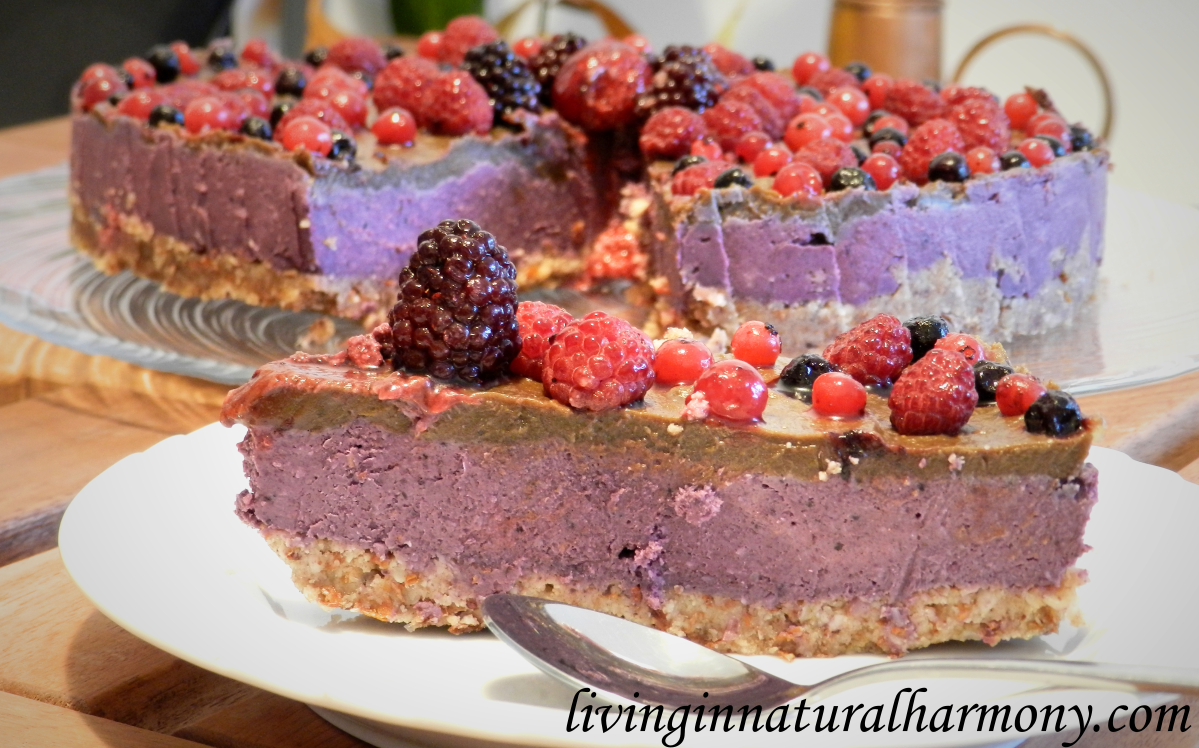 Recipe: Raw vegan berry “cheesecake”